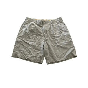 Tommy Bahama Men's Beige Pleated Front silk Shorts Size 38